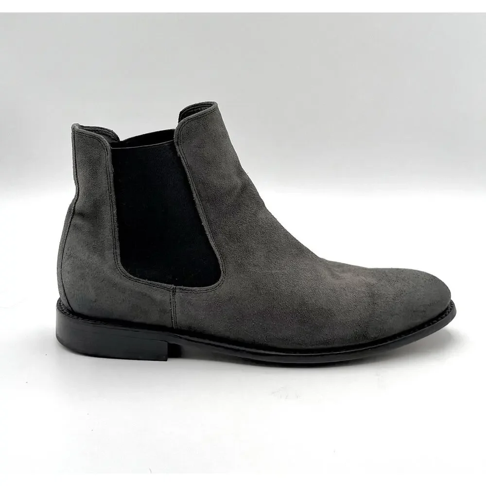 Thursday Boot Company Cavalier Men's Chelsea Boot, Size 12.5 Grey suede